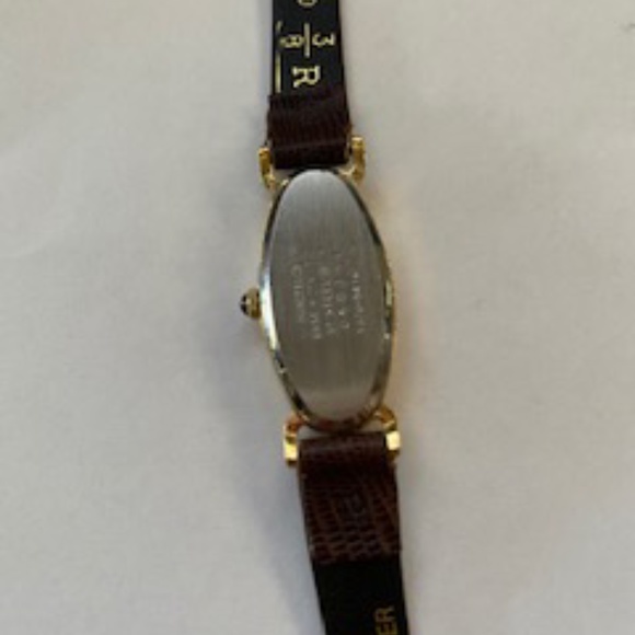 VINTAGE ANNE KLEIN WATCH with new GENUINE LIZARD STRAP - Picture 4 of 7